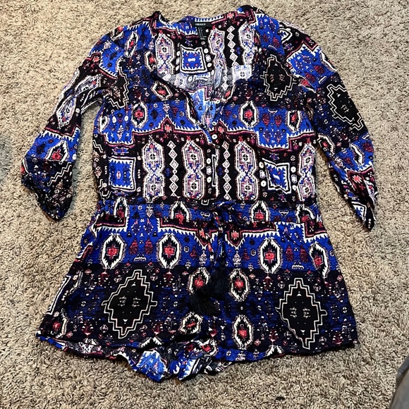 Aztec print romper - Picture 1 of 4